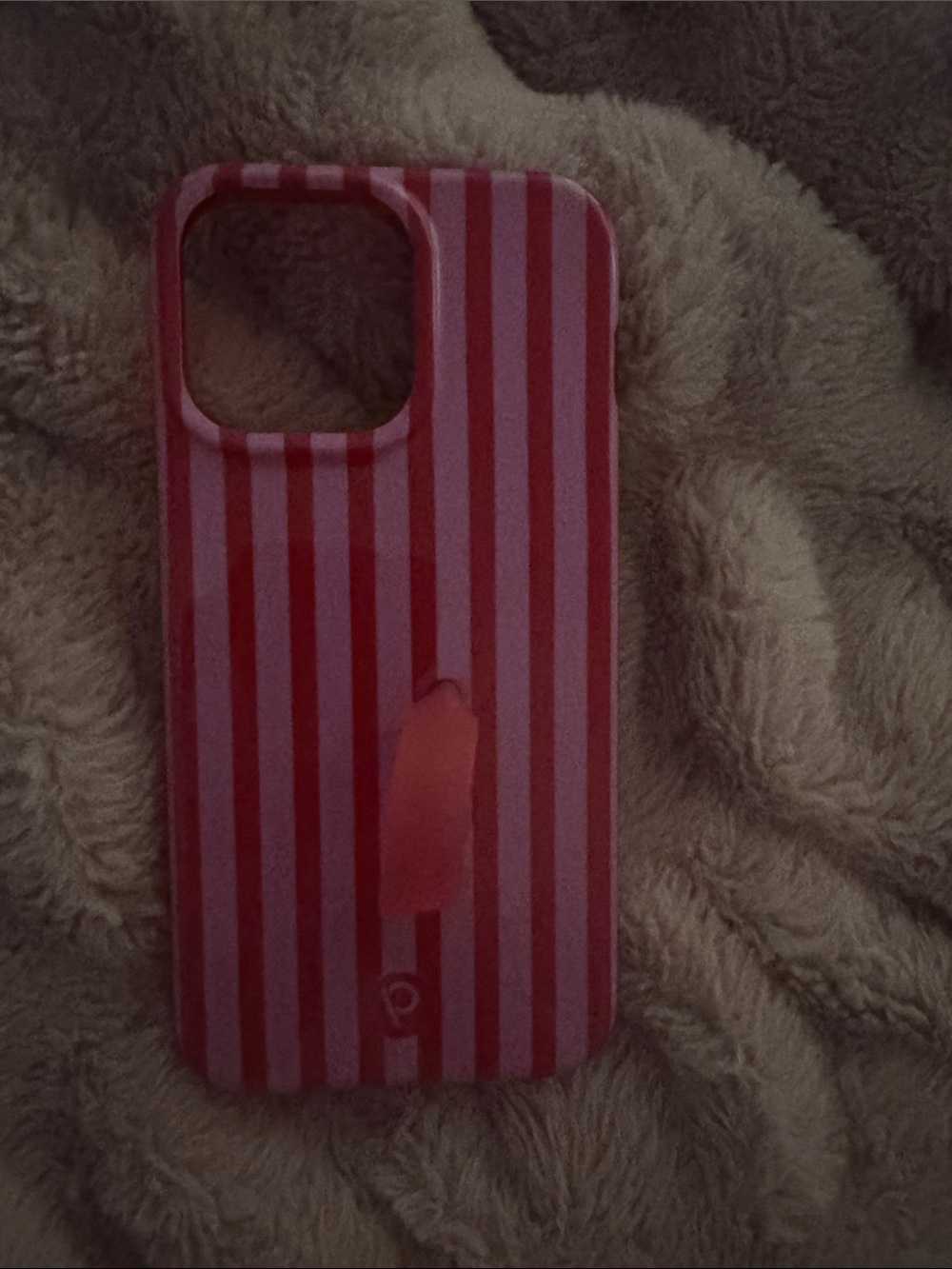 Loopy Case Pink Striped Protective Phone Case